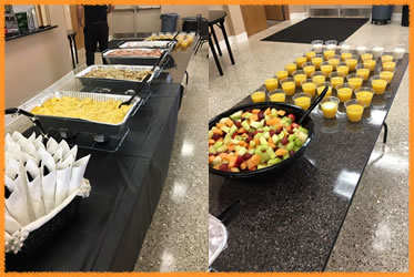 Breakfast catering for family events and office meetings